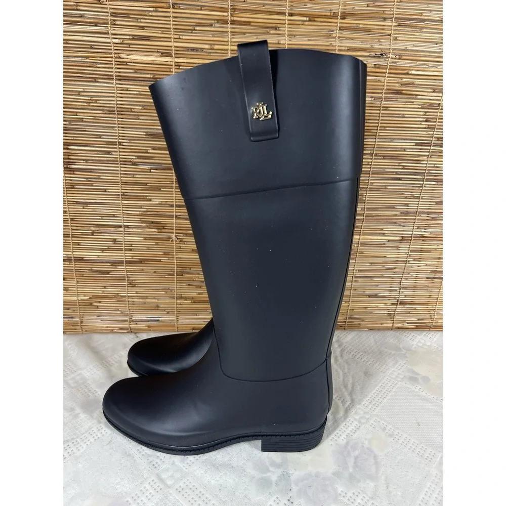LAUREN RALPH LAUREN barnes-bo-rai Lauren Nav Matte Rubber Size 10 B
